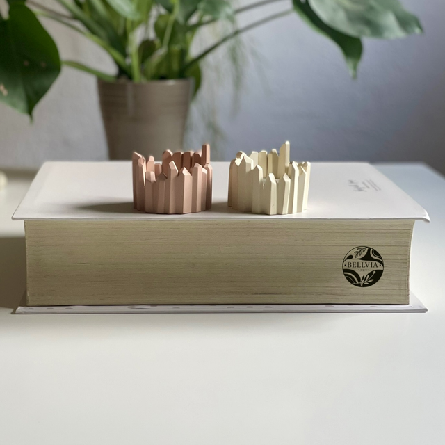 Teelichthalter unregelmäßige Form 