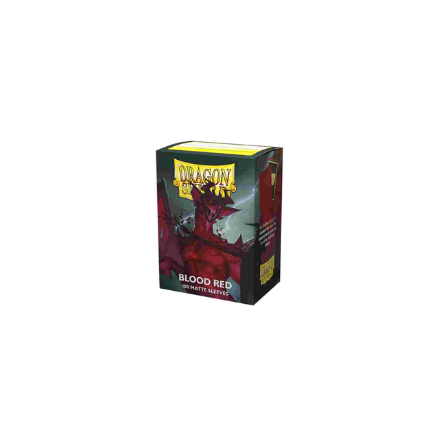 Dragon Shield Matte 100 Sleeves - Blood Red