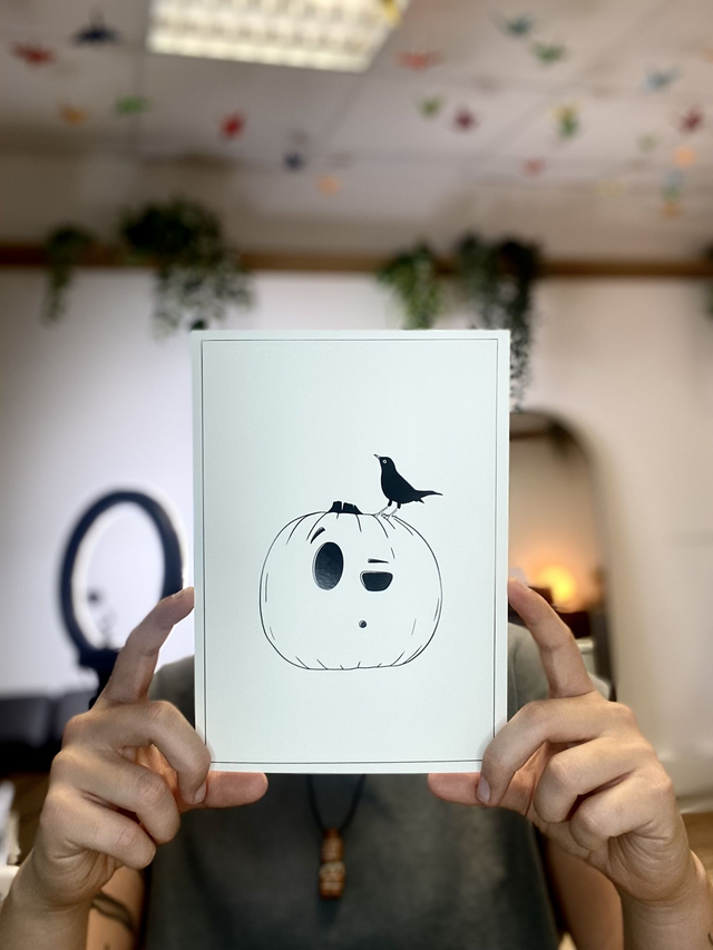 Illustration l Citrouille blanche