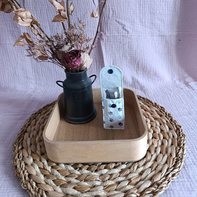 Petite Pochette Pattes de Chat