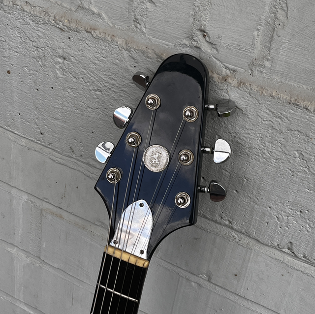 1980 Greco / Gibson Flying V ... Paul Stanley (KISS) (FV-650 & PS-800) MADE IN JAPAN Lawsuit Era ... Mirror Pickguard + Maxon U1000 + Leather gigbag