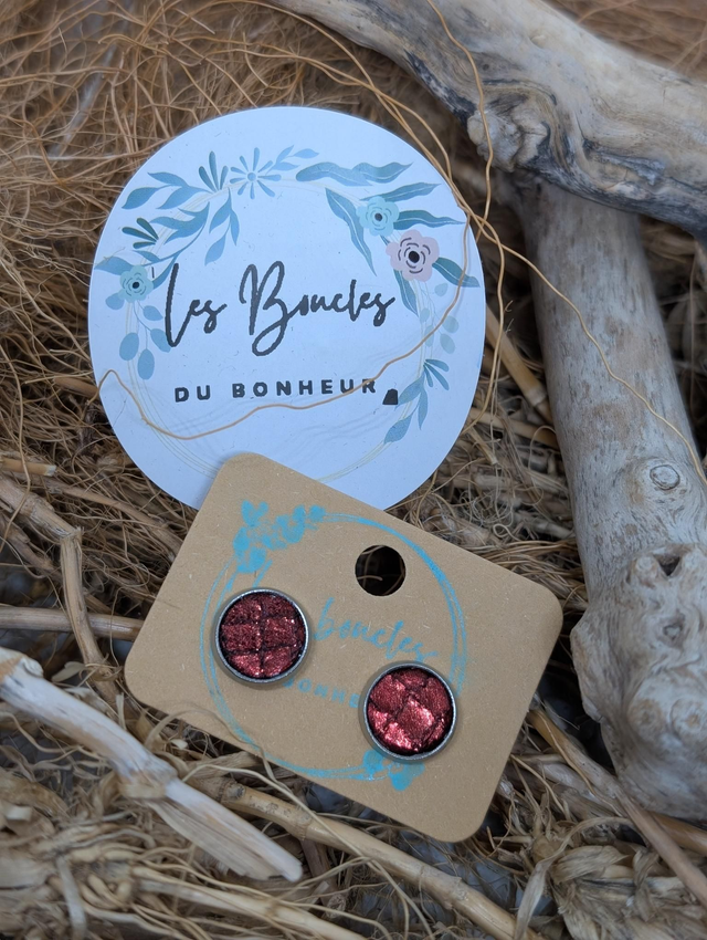 Puces bordeaux (pu007)