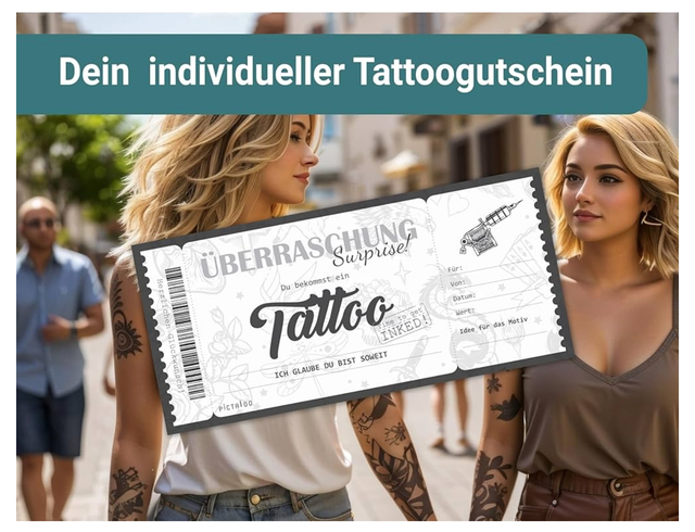 Tattoo-Gutschein 25€