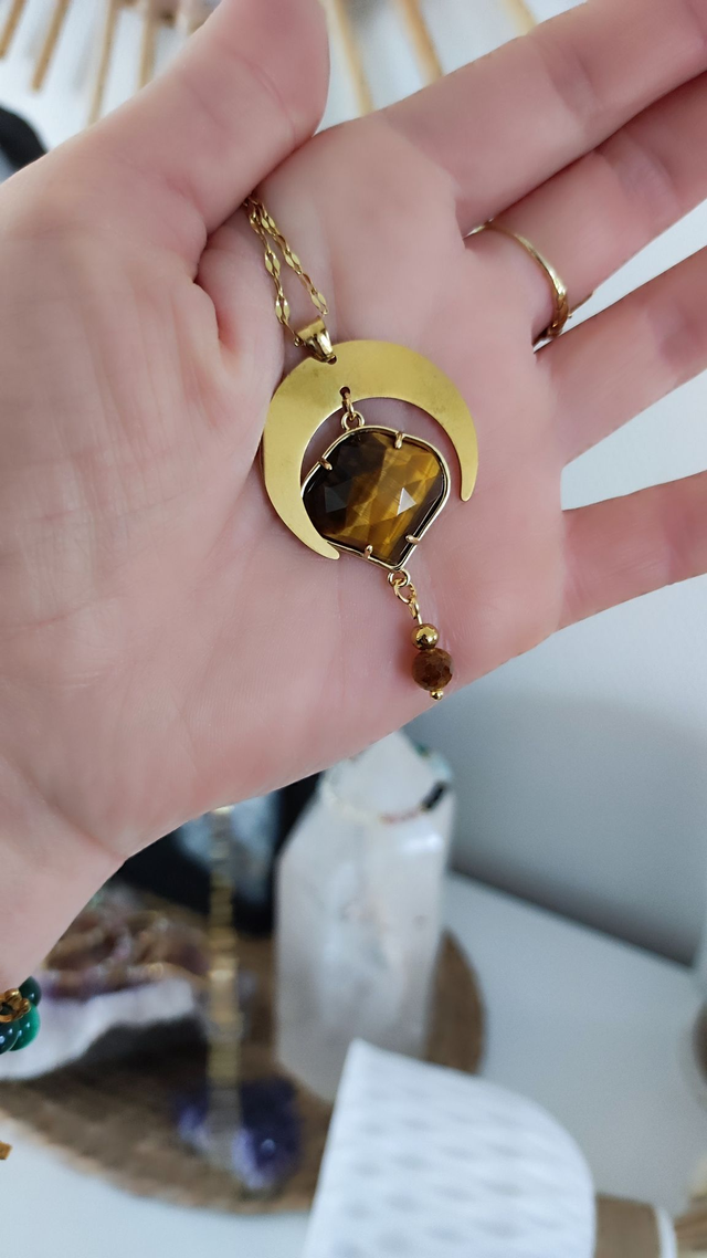 Collier "Astral" Oeil de tigre