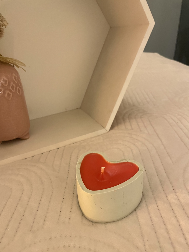 Bougie petit coeur