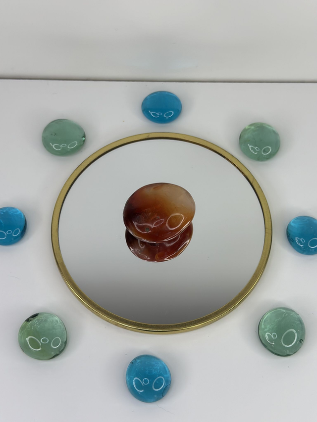 Carneool trommelsteen