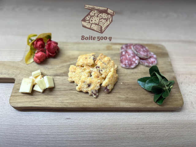 3. Biscuits Saucisson - Raclette Fumée (Boite 500g) 