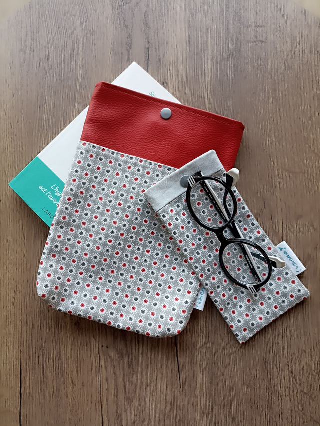 Pochette à livres - Mini fleurs