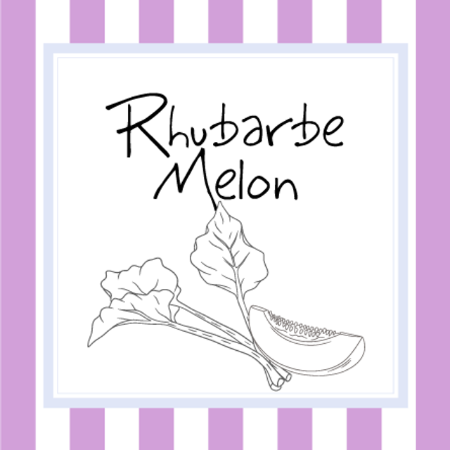 Rhubarbe Melon (Confiture, 370g)