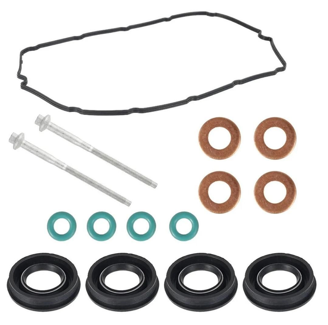 (New) Ford Transit MK7 2.2 2.4 Set Rocker Cover Gasket Injector Seal Washer O Ring
