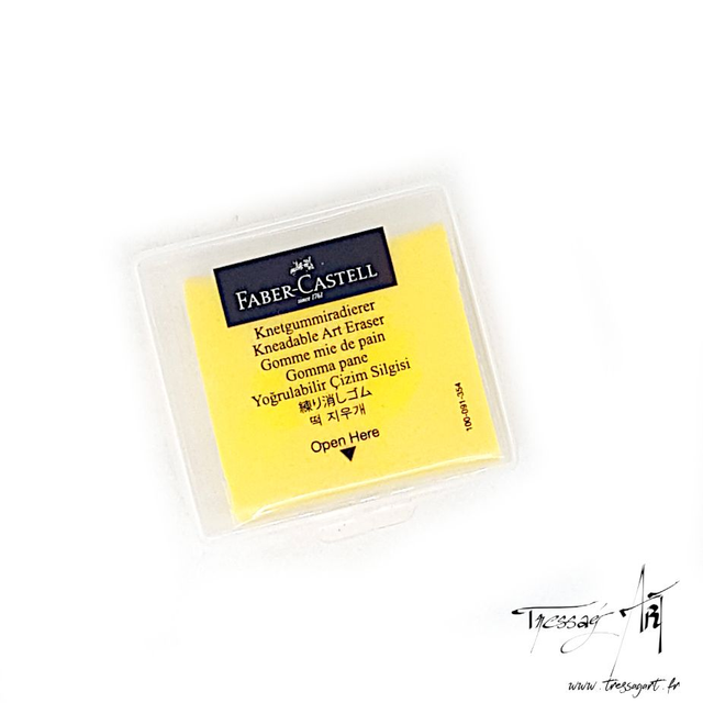 FABER CASTELL - GOMME MALLEABLE MIE DE PAIN JAUNE - FB035001
