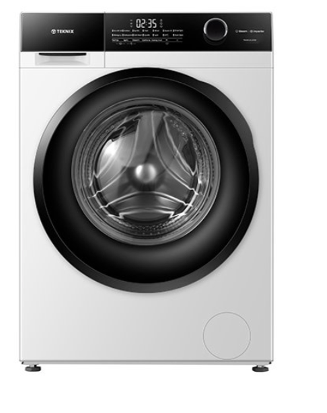  TEKNIK TK5W1214HW, 12kg 1400spin Freestanding Washer, White