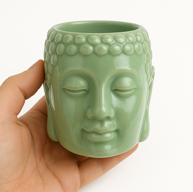 Buddha Wax Burner (Mint)