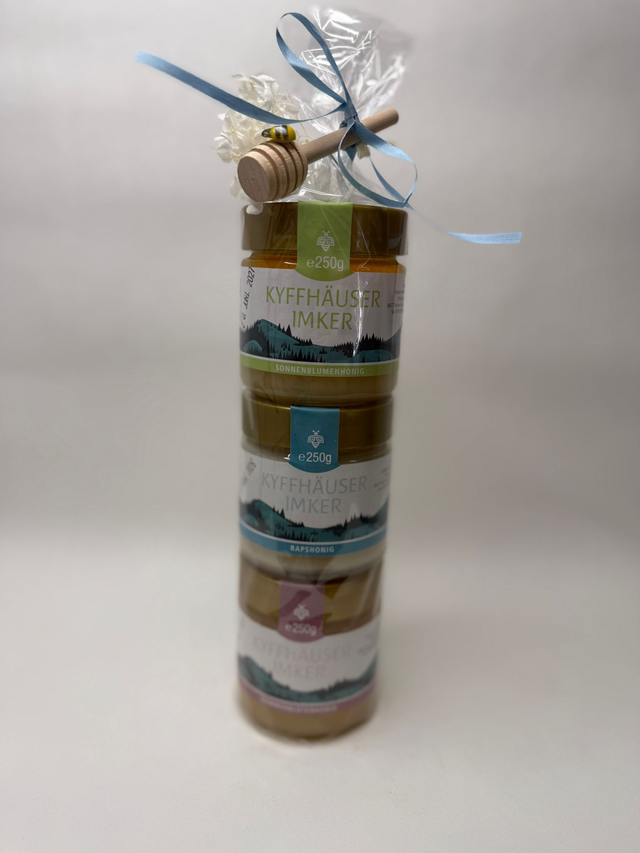 Geschenkset Honig 250g 3er 