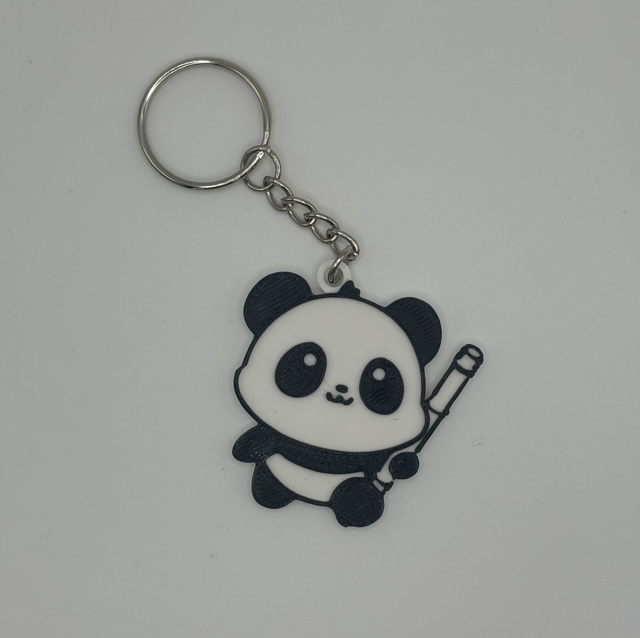 Panda mit Bambus