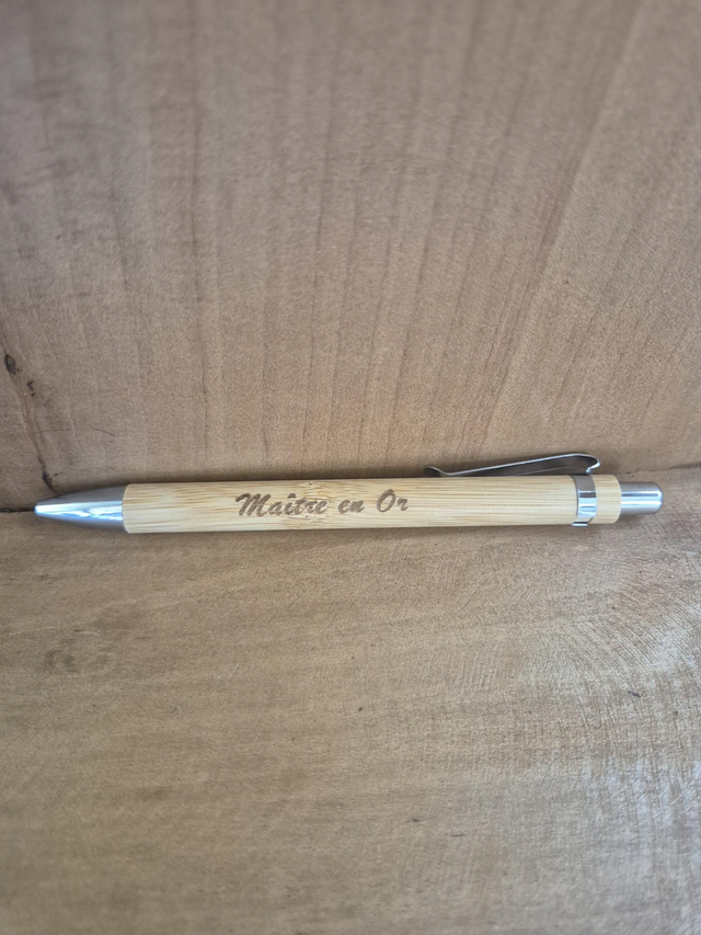 Stylo " Maître en or"