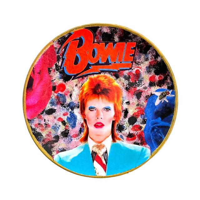 &quot;Bowie&quot; Black Upcycled Trinket Dish by House of Frisson