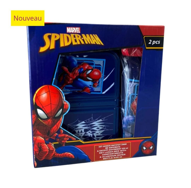 ✨️BOITE À GOÛTER ET GOURDE SPIDERMAN 