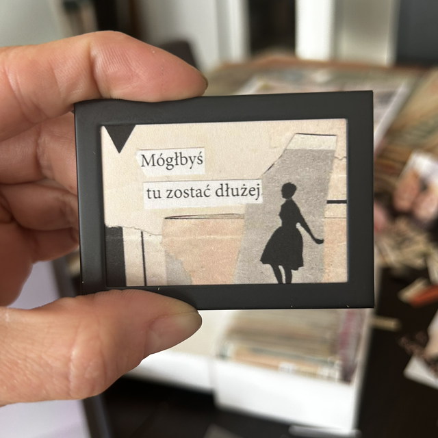 Miniaturka w ramce nr 100 - mógłbyś tu zostać dłużej 