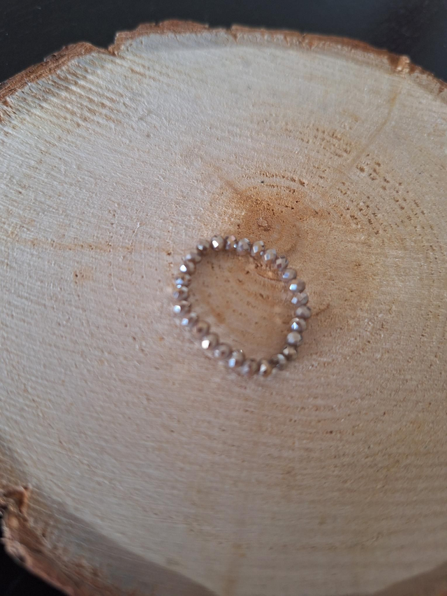 Stech Ring Glasperlen 
