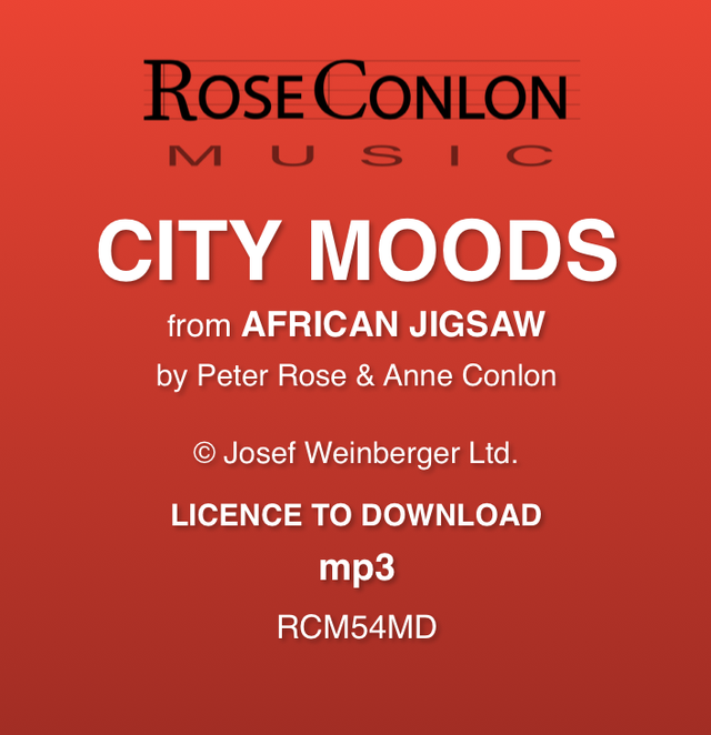 CITY MOODS   (from African Jigsaw by Peter Rose &amp; Anne Conlon)