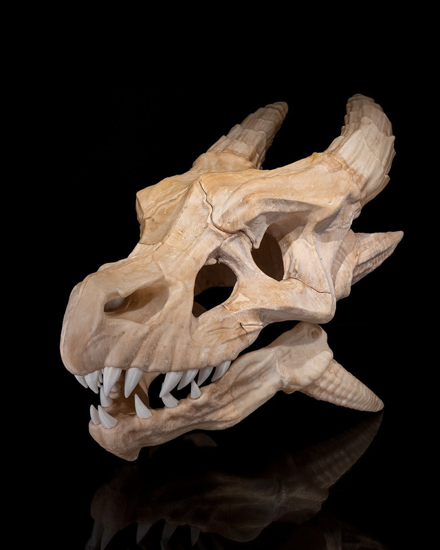 3D Druck: Epic Dragon Skull - Epischer Drachenschädel