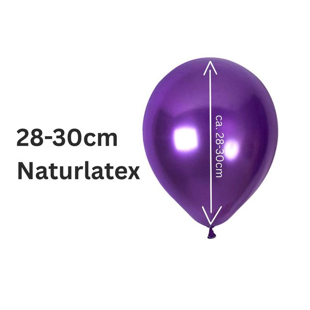 Lila Latexballons 28-30cm
