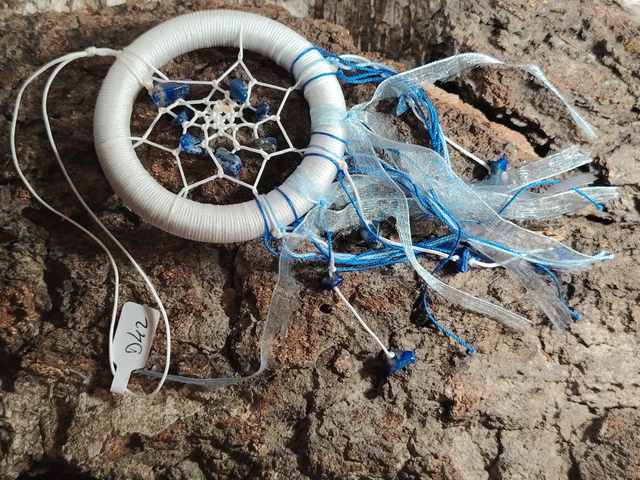 Attrape rêve lapis lazuli D42