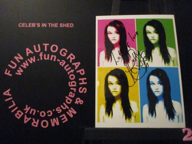 Holly Matthews Authentic Autographed 7x5 Pop Art Limited Edition (2)
