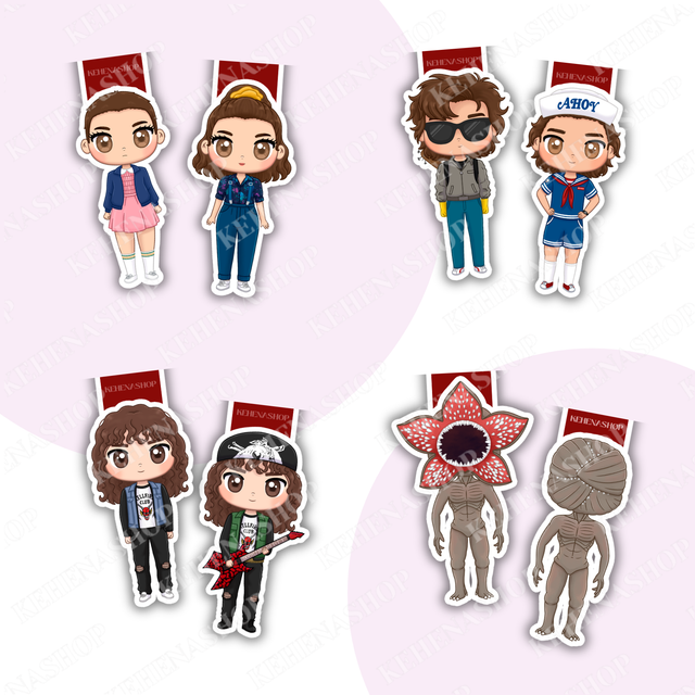 Stranger Things - Marcapáginas magnéticos