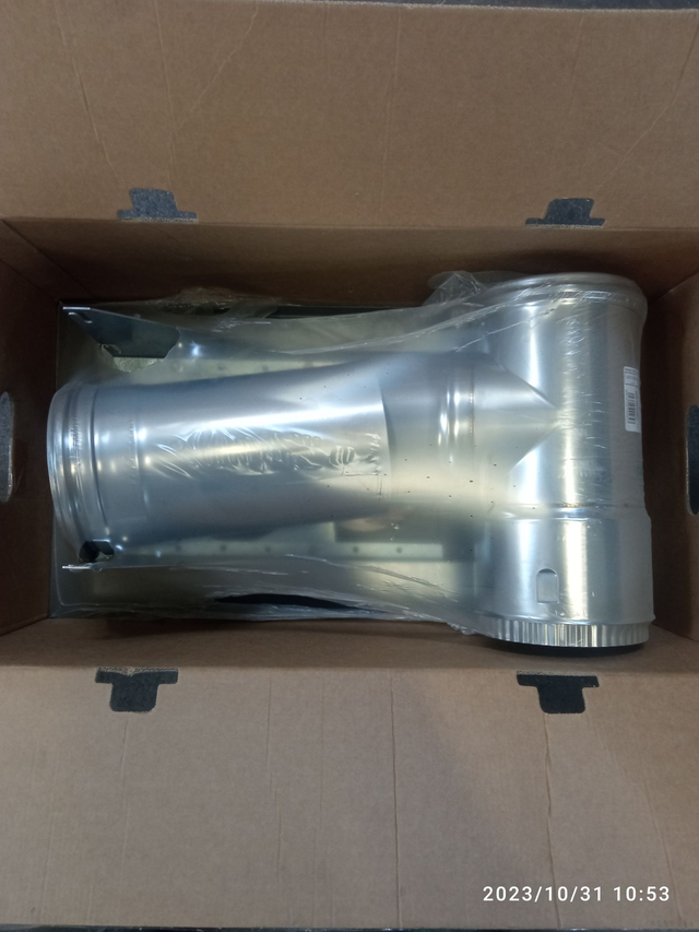 Adapt. N° 1 Kit raccor. boisseau bas sur SP D130 - Flexible D130 - NOIR - 2FLEADA1130NO 