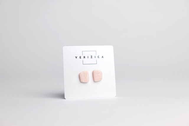 Organic kvadrati kolekcija Blush Stone