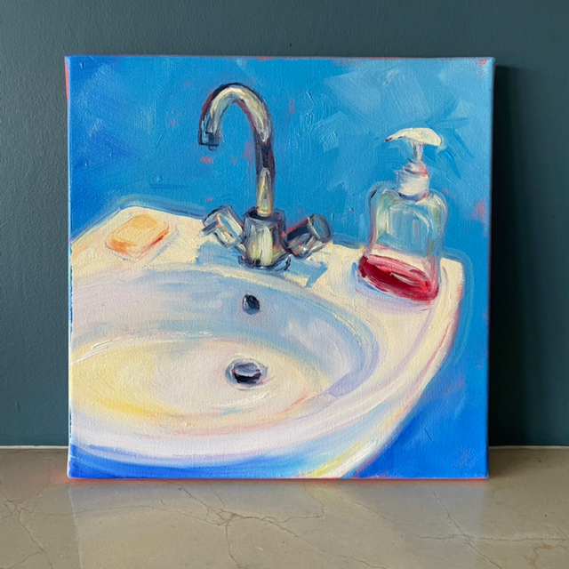 “Wash Yo’hands” 2021 Original Oil Painting