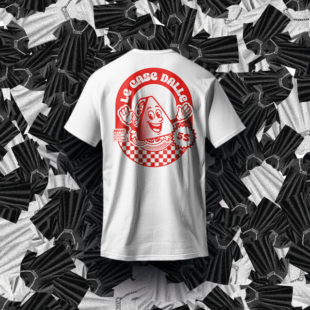 T-SHIRT EXCLUSIF - LE CASE DALLE - BLANC