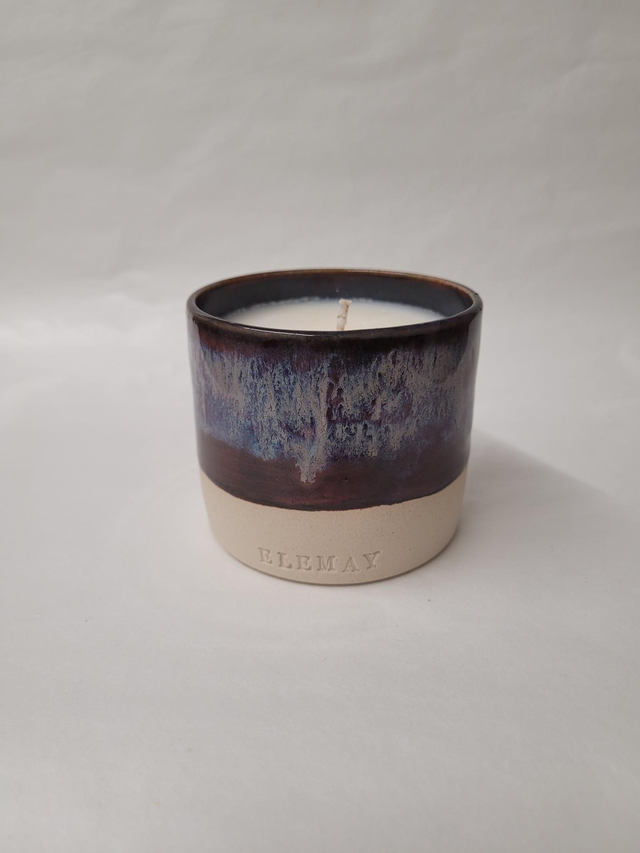 Starry Nights Refillable Cermaic Jar Soy Wax Candle - ES-018