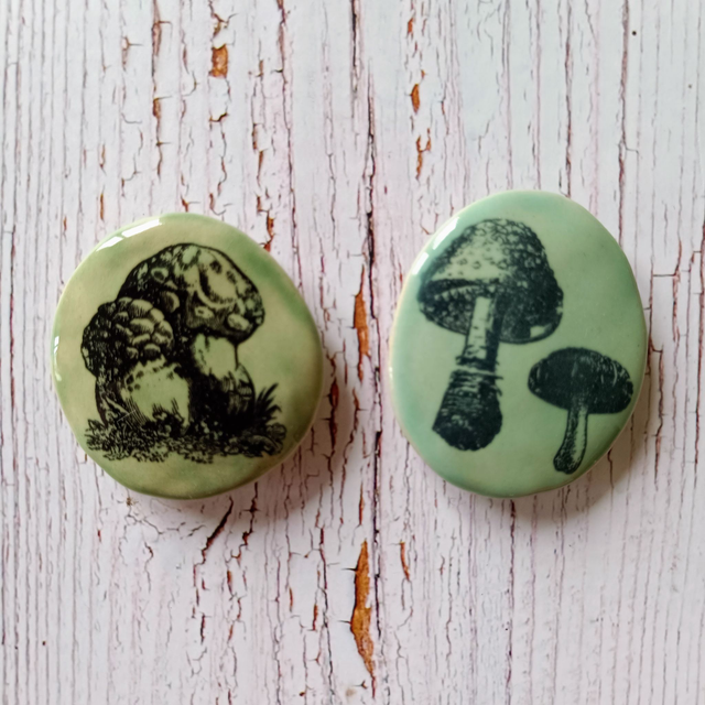 paire de magnets champignons