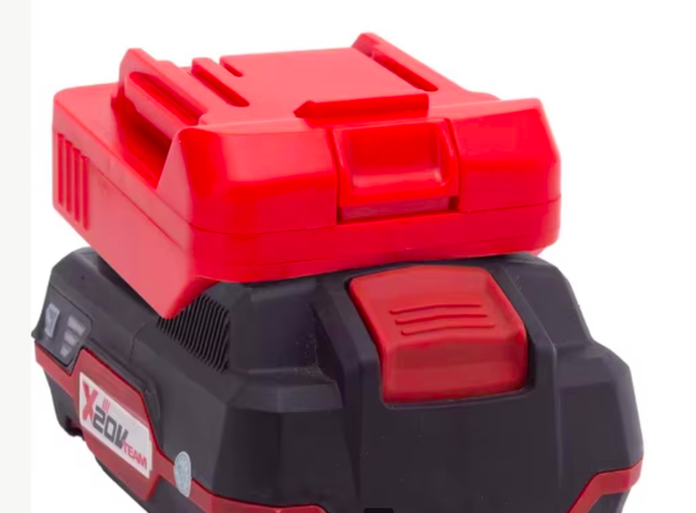Omvormer LIDL Parkside X20V batterij naar Makita BL1850B