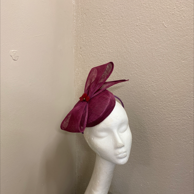 💕Cara magenta headpiece 