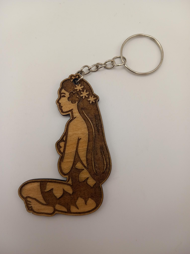 Porte clé en bois Hinano 