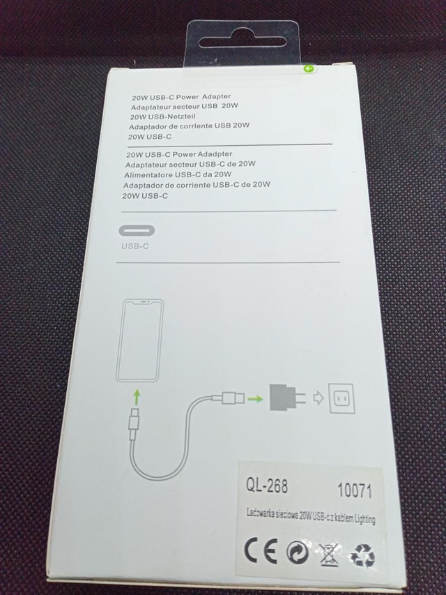 *0218- USB-C Adapter Lighting to USB cable 20W