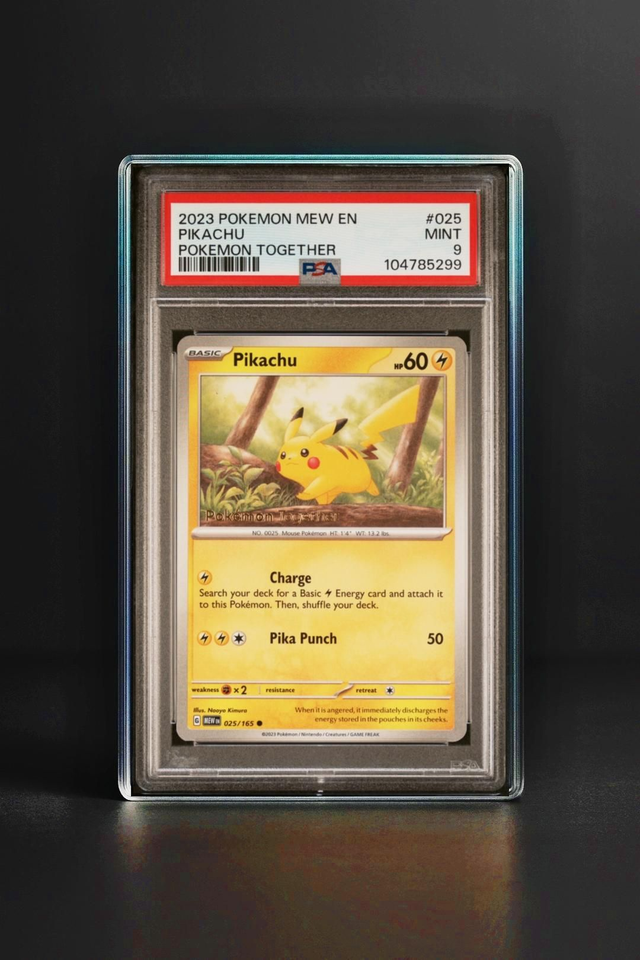 PIKACHU , POKEMON TOGETHER 2023 PROMO [PSA 9]