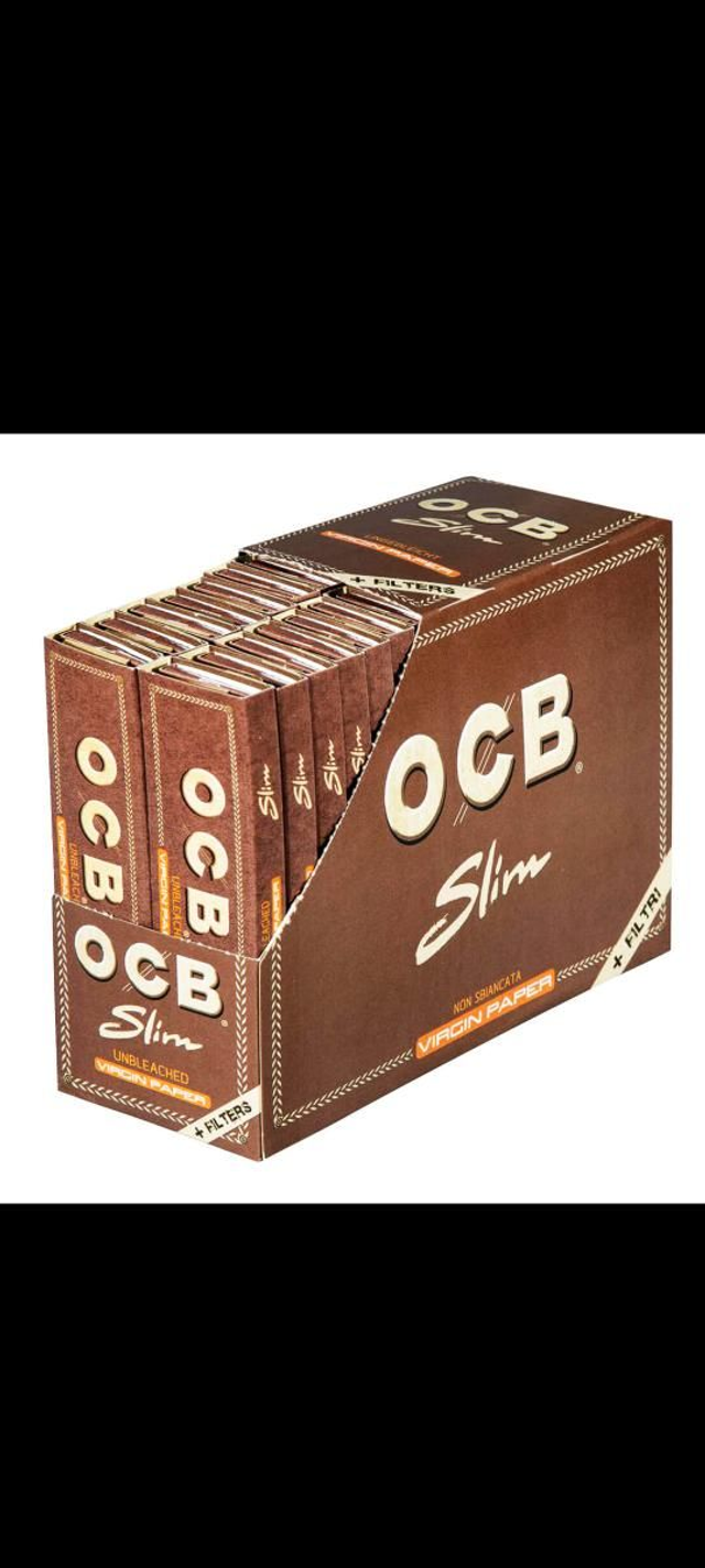 OCB Virgin Paper Kingsize Rolling Papers + Filter Tips

