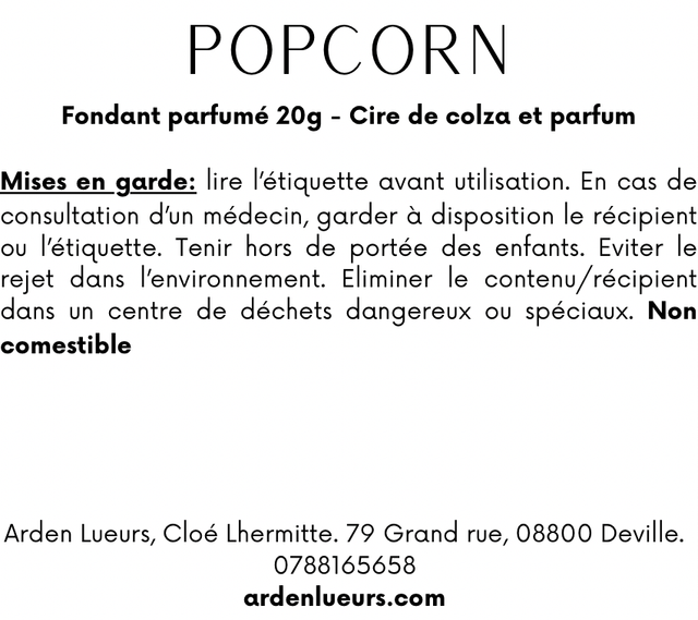 Fondant Popcorn