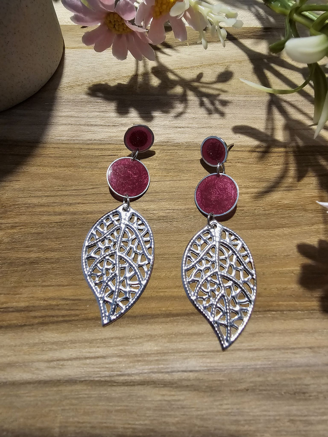  Légèreté Bohème &quot;Éclats de Feuilles&quot;– Boucles d’oreilles feuille ajourée