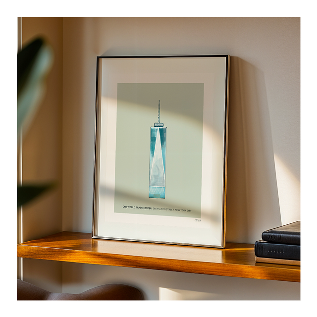 &#039;One World Trade Centre&#039; art print
