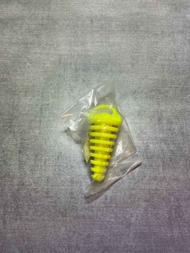 Silencieux d'échappement pour moto, bouchon de lavage (jaune fluo)