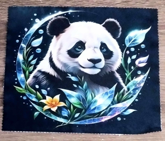 Chiffon lunettes / écran Panda 15x18cm 
