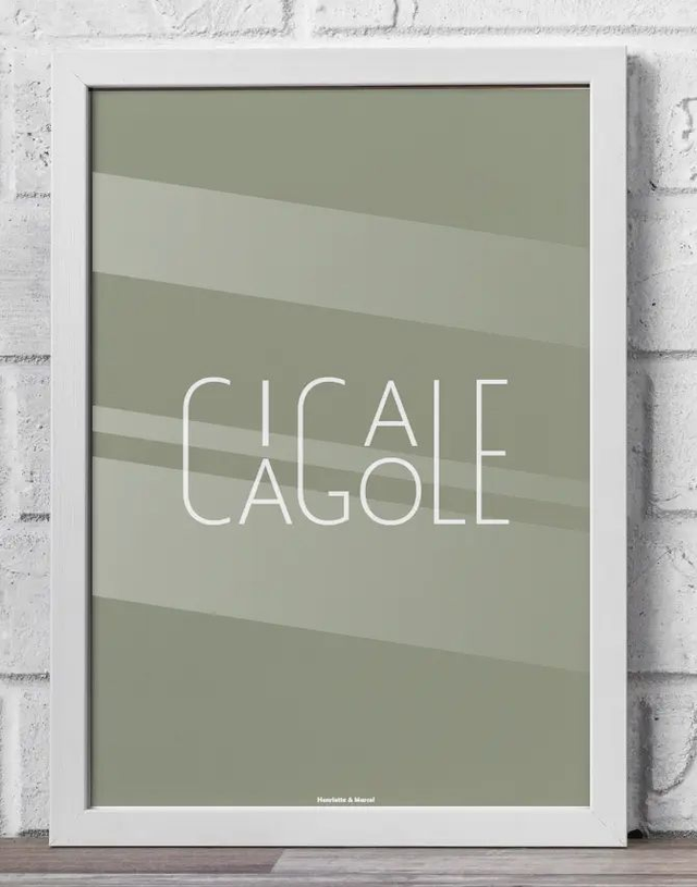 07 - Carte postale Marseille cigale-cagole