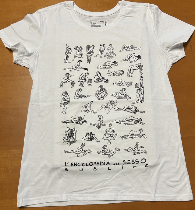 T-Shirt Enciclopedia del sesso sublime donna
