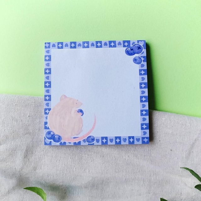 blueberry mouse - sticky notes